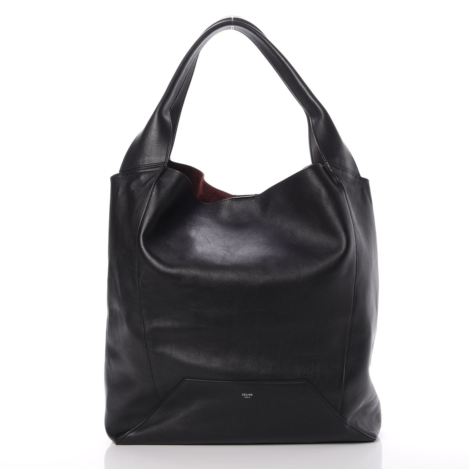 Celine Shiny Smooth Calfskin Hobo Black 3 of 9