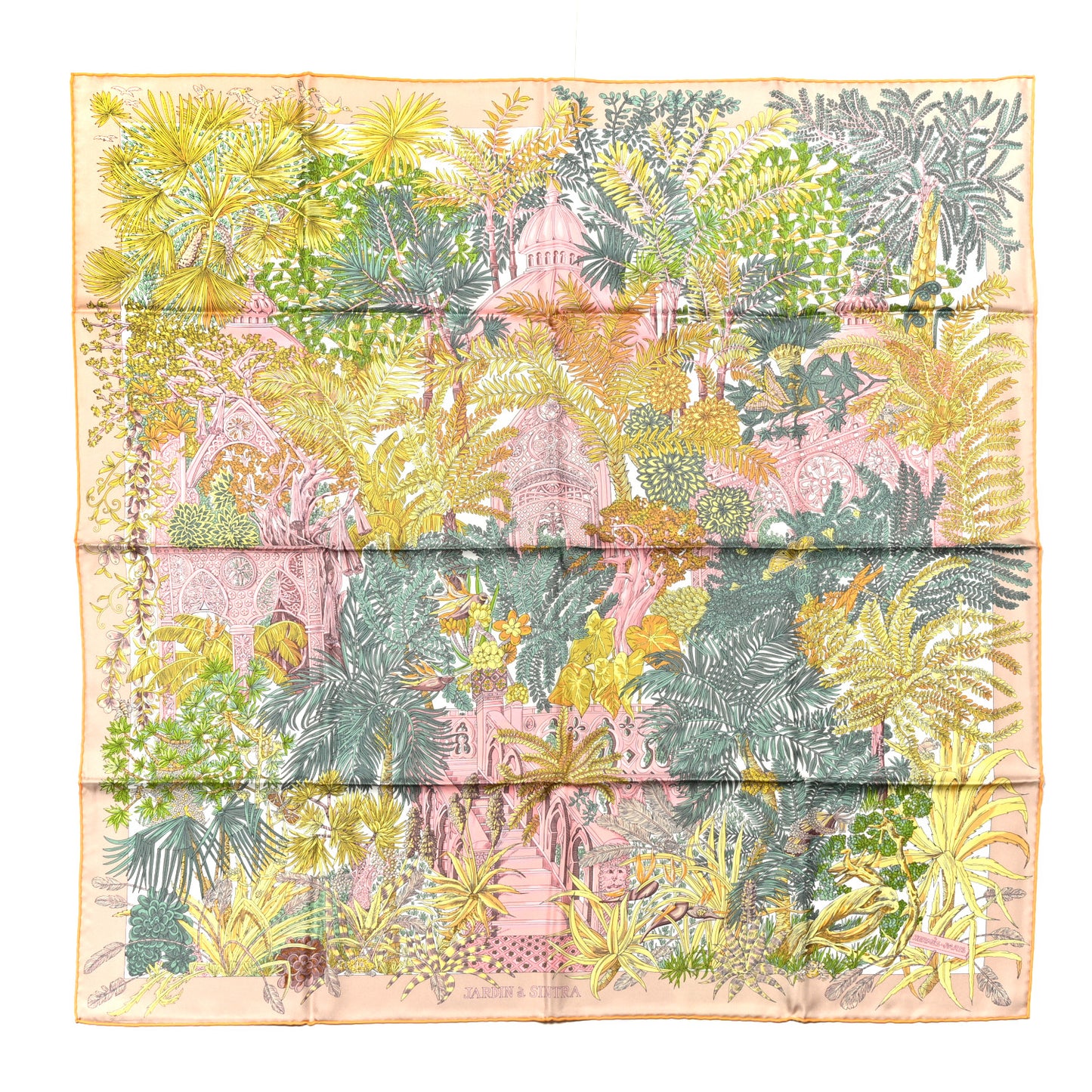 Silk Jardin A Sintra Scarf 90
