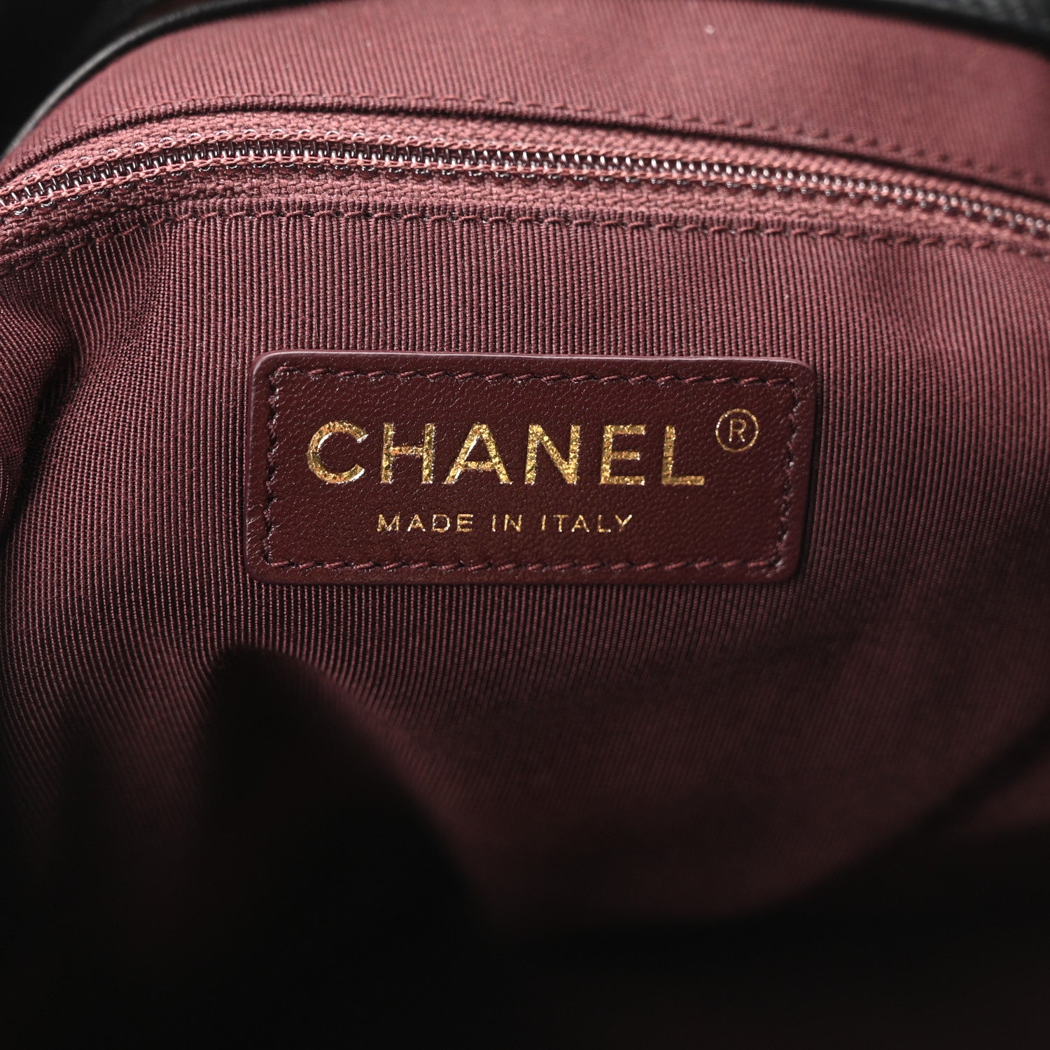Chanel Lambskin Large Shopping Chain Tote Black 6 of 10