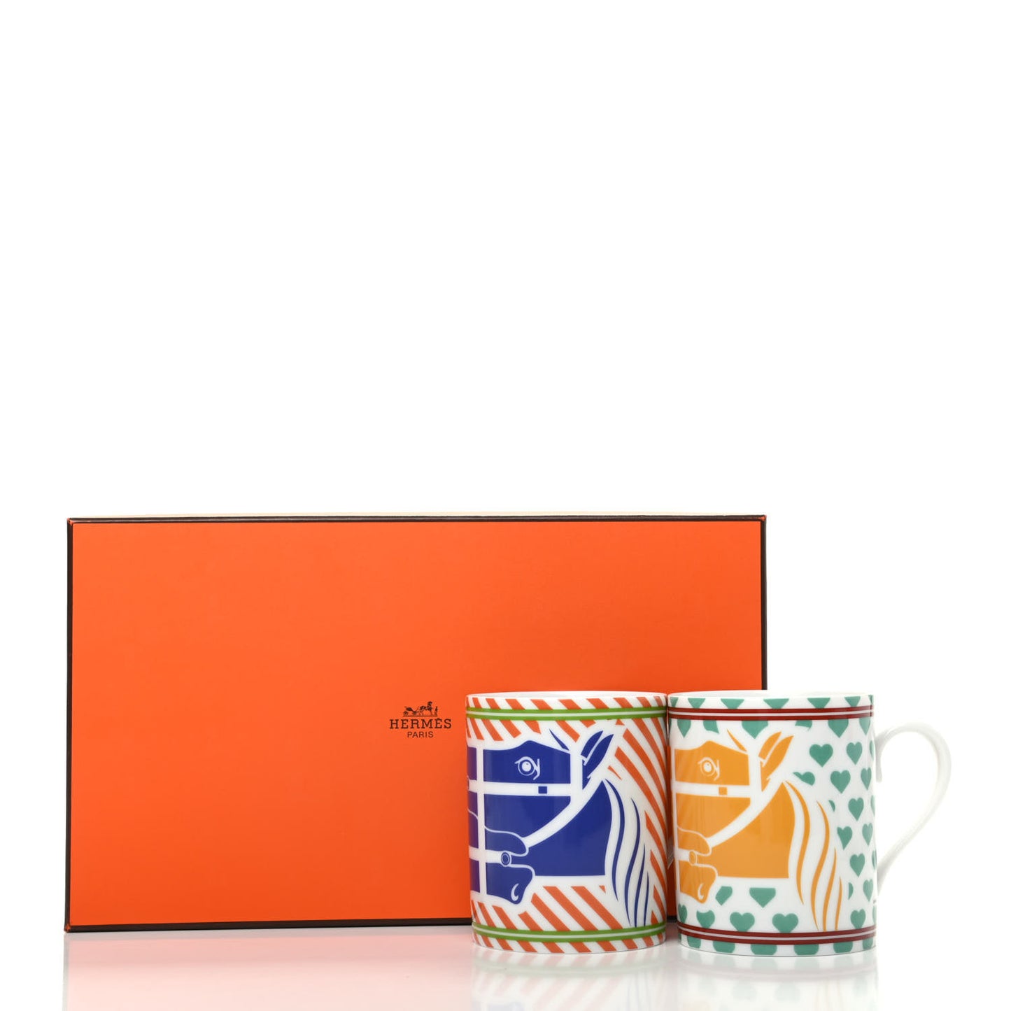 Porcelain Quadrige Pop Mug Set of 2
