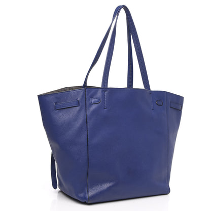 Celine Soft Grained Calfskin Medium Belt Cabas Phantom Indigo 3 of 16