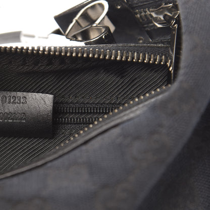 Gucci Monogram GG Small Clasp Hobo Black 7 of 13