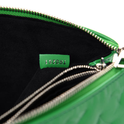 Louis Vuitton Lambskin Embossed Monogram Coussin PM LV Motion Green 9 of 11