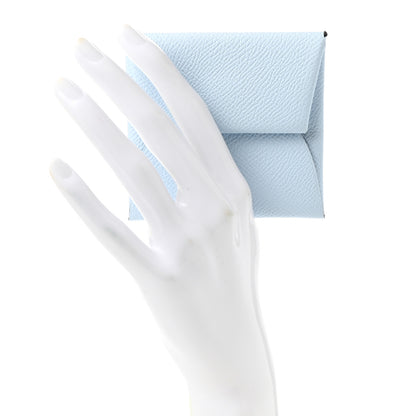 Hermes Epsom Bastia Coin Purse Bleu Brume 2 of 7