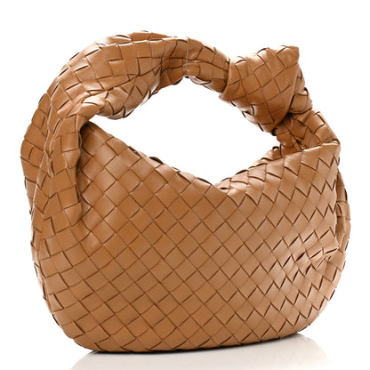 Bottega Veneta Nappa Intrecciato Teen Jodie Hobo Caramel 3 of 11