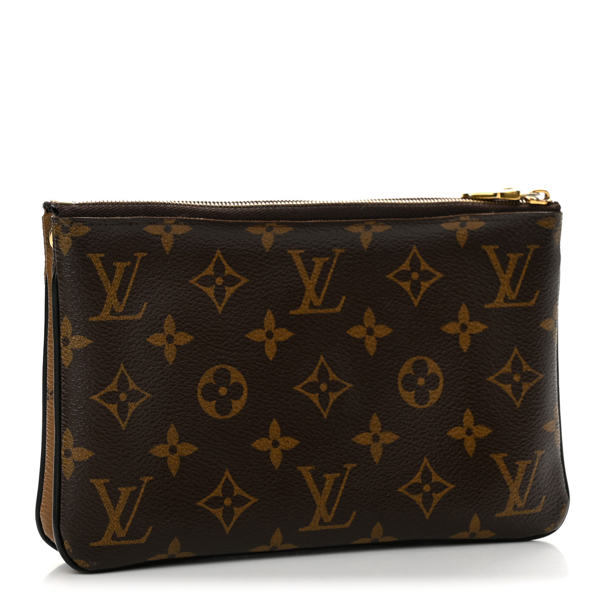 Reverse Monogram Giant Double Zip Pochette