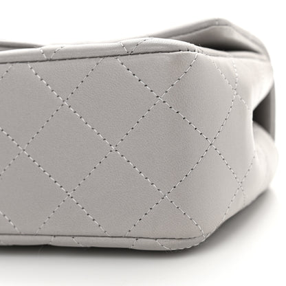 Chanel Lambskin Quilted Mini Rectangular Flap Grey 10 of 11