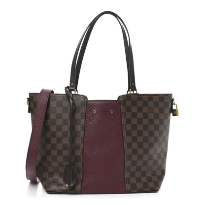 Louis Vuitton Damier Ebene Taurillon Jersey Bordeaux 1 of 10