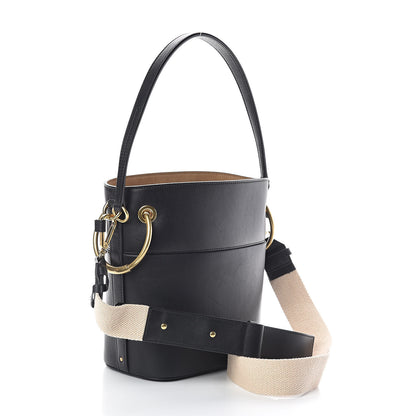 Chloe Smooth Calfskin Small Roy Bucket Bag Black 4 of 10