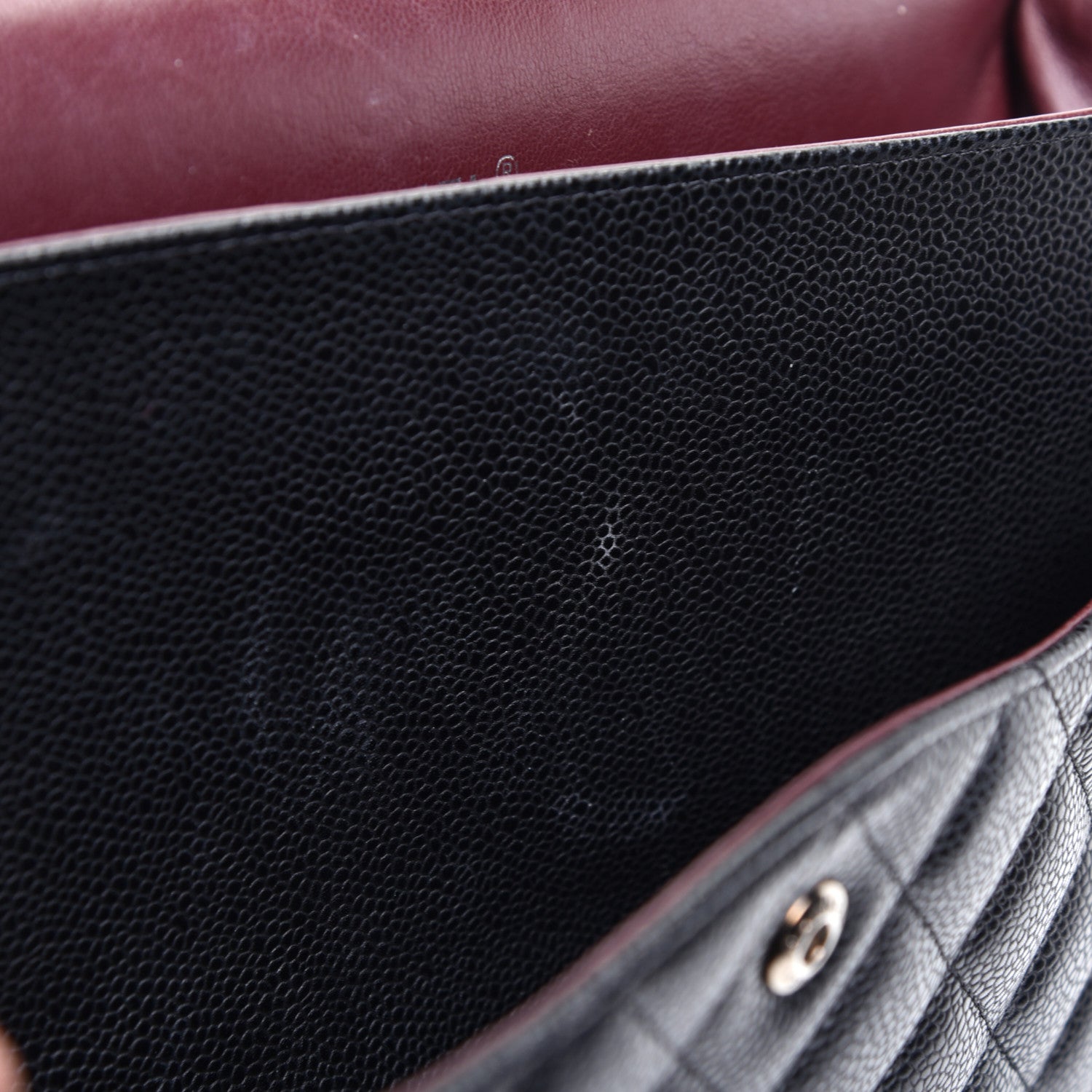 Chanel Caviar Quilted Maxi Double Flap Black 12 of 12