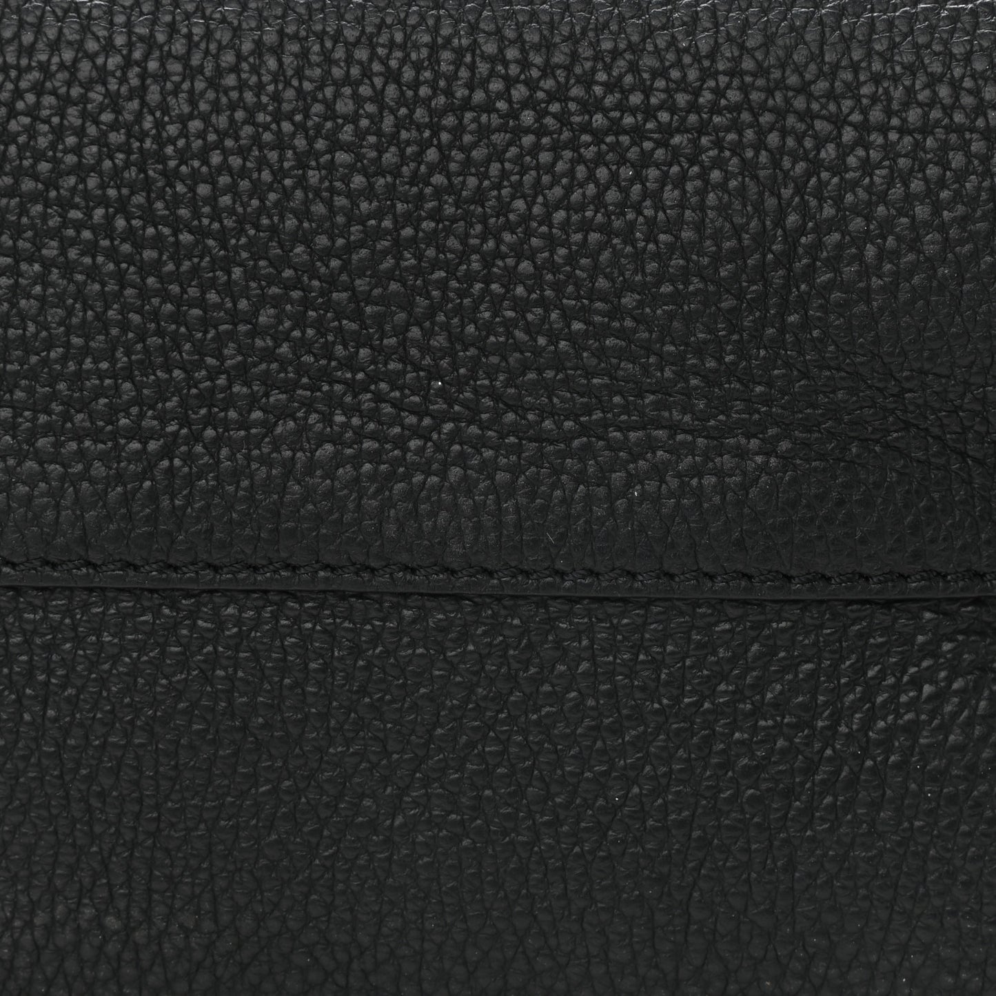 Grained Calfskin Tote Black