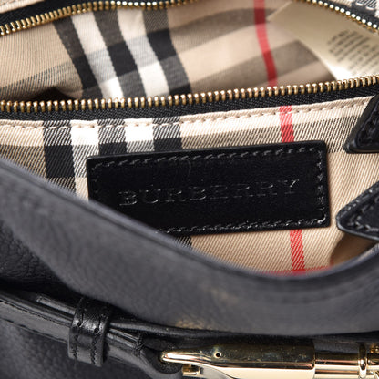 Burberry Grainy Calfskin Medium Golderton Tote Black 7 of 12