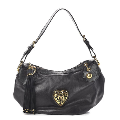 Gucci Calfskin Babouska Shoulder Bag Black 1 of 11