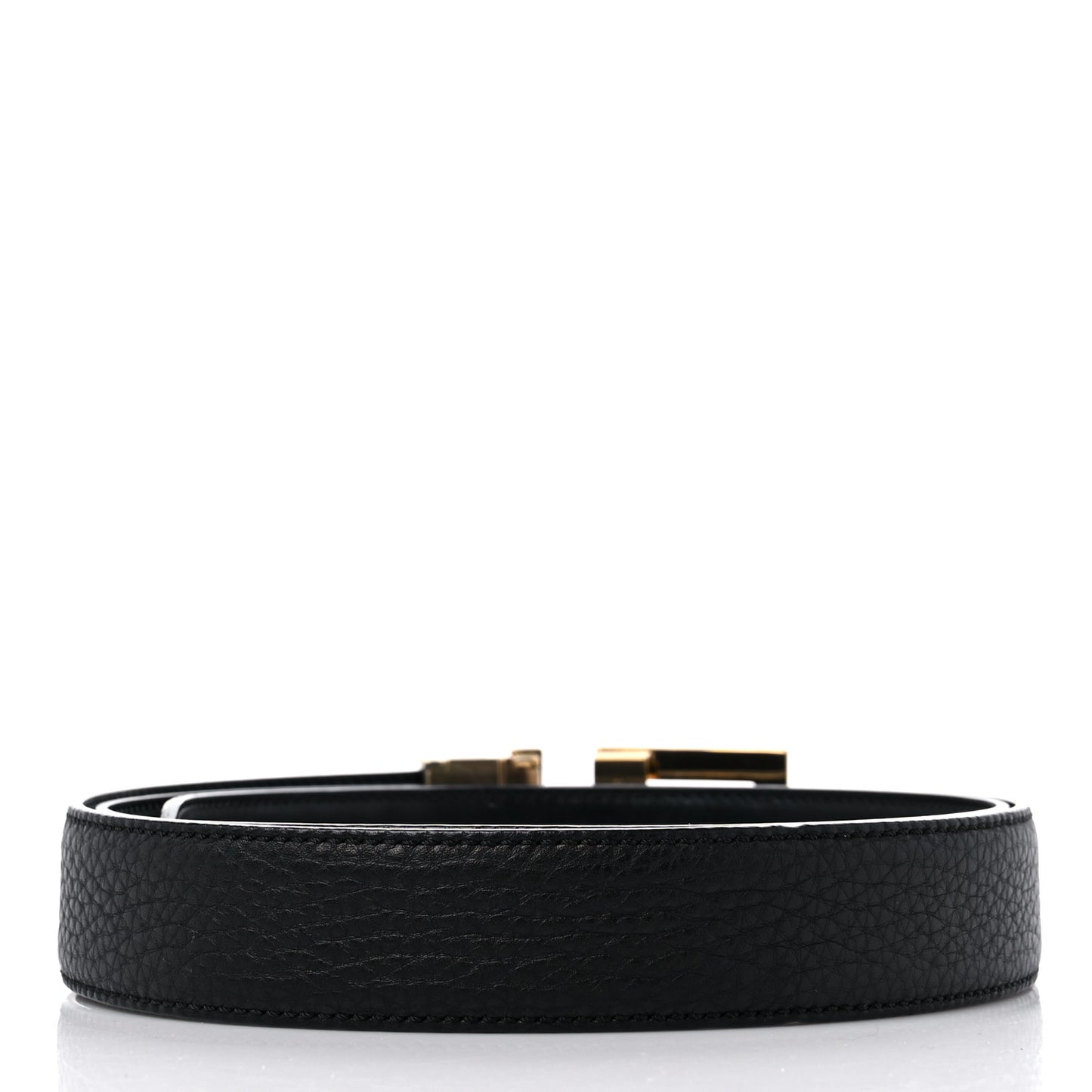 Cuoio Romano FF Buckle Belt 120 48 Black