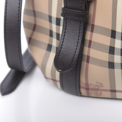 Burberry Haymarket Check Small Northfield Tote Chocolate 12 of 14