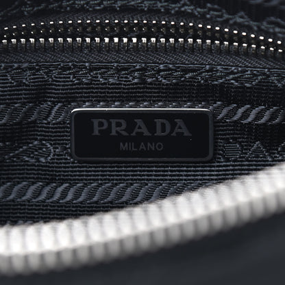 Prada Nylon Tessuto Impuntu Quilted Crossbody Bag Black 7 of 8