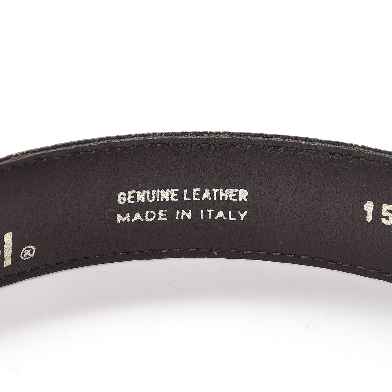 Fendi Calfskin FF Belt 100 40 Tobacco 7 of 8