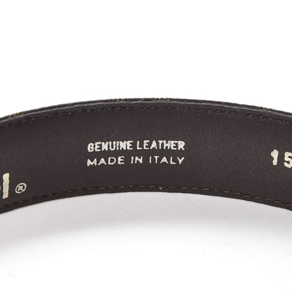 Fendi Calfskin FF Belt 100 40 Tobacco 7 of 8