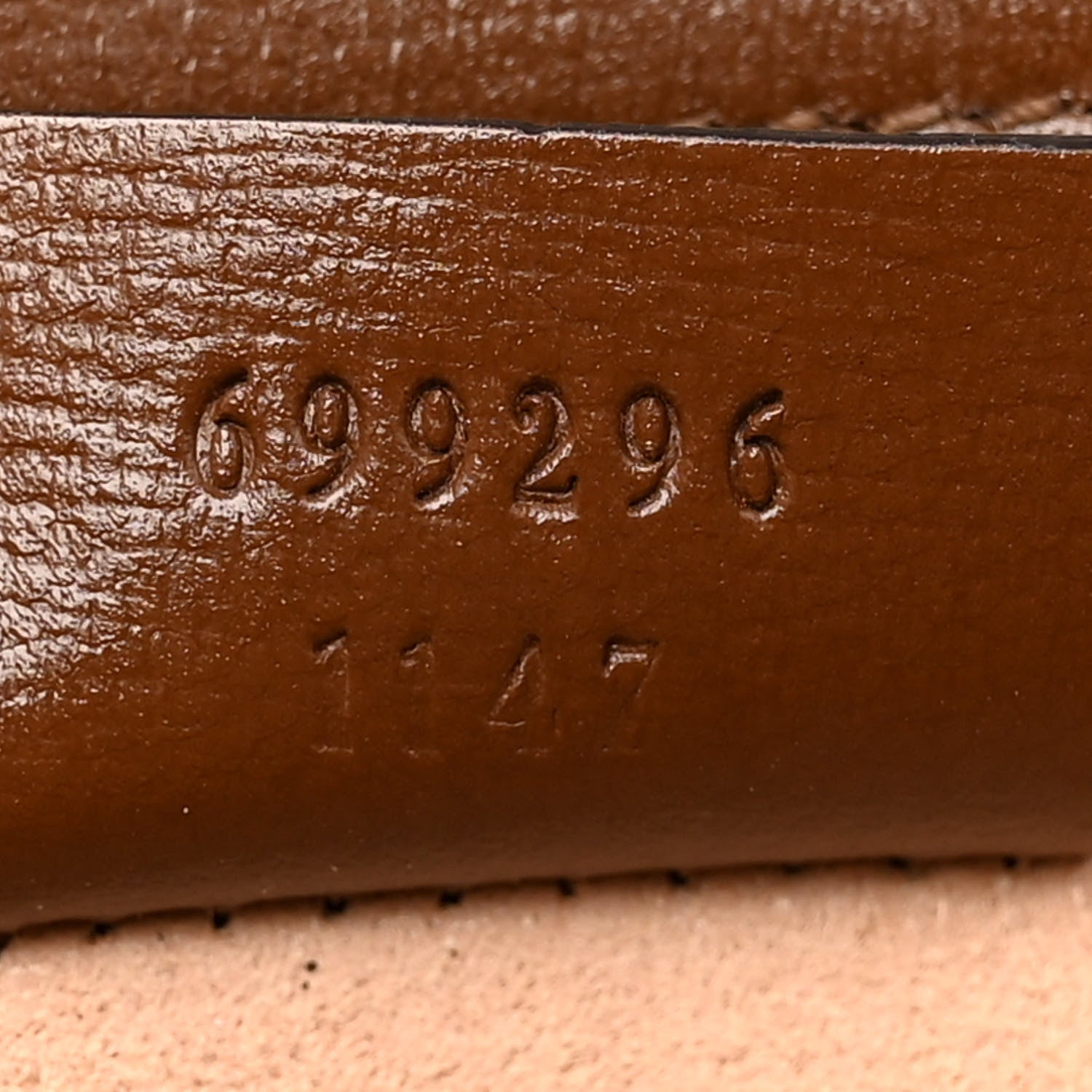 Gucci GG Supreme Monogram Mini Horsebit 1955 Shoulder Bag Beige Brown Sugar 7 of 14