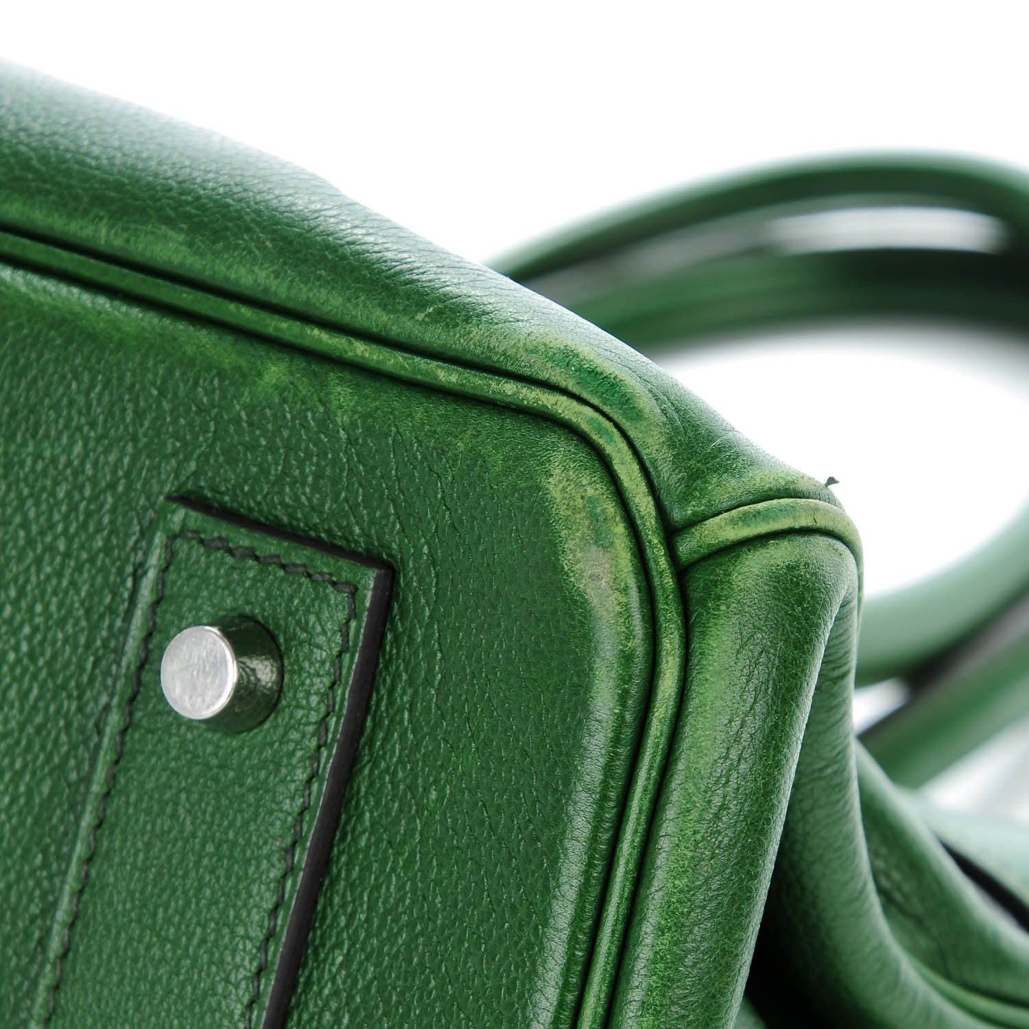 Hermes Evergrain JPG Shoulder Birkin II 42 Vert Laurier 8 of 27