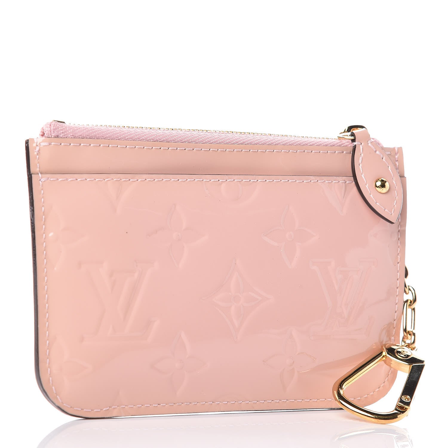 Louis Vuitton Vernis Key Pouch Rose Ballerine 3 of 6