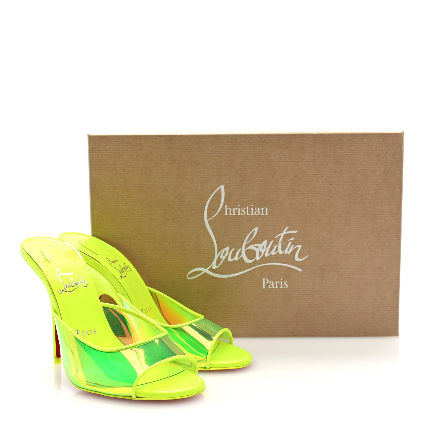 PVC Just Arch 100 Slide Sandals 38 Neon Yellow