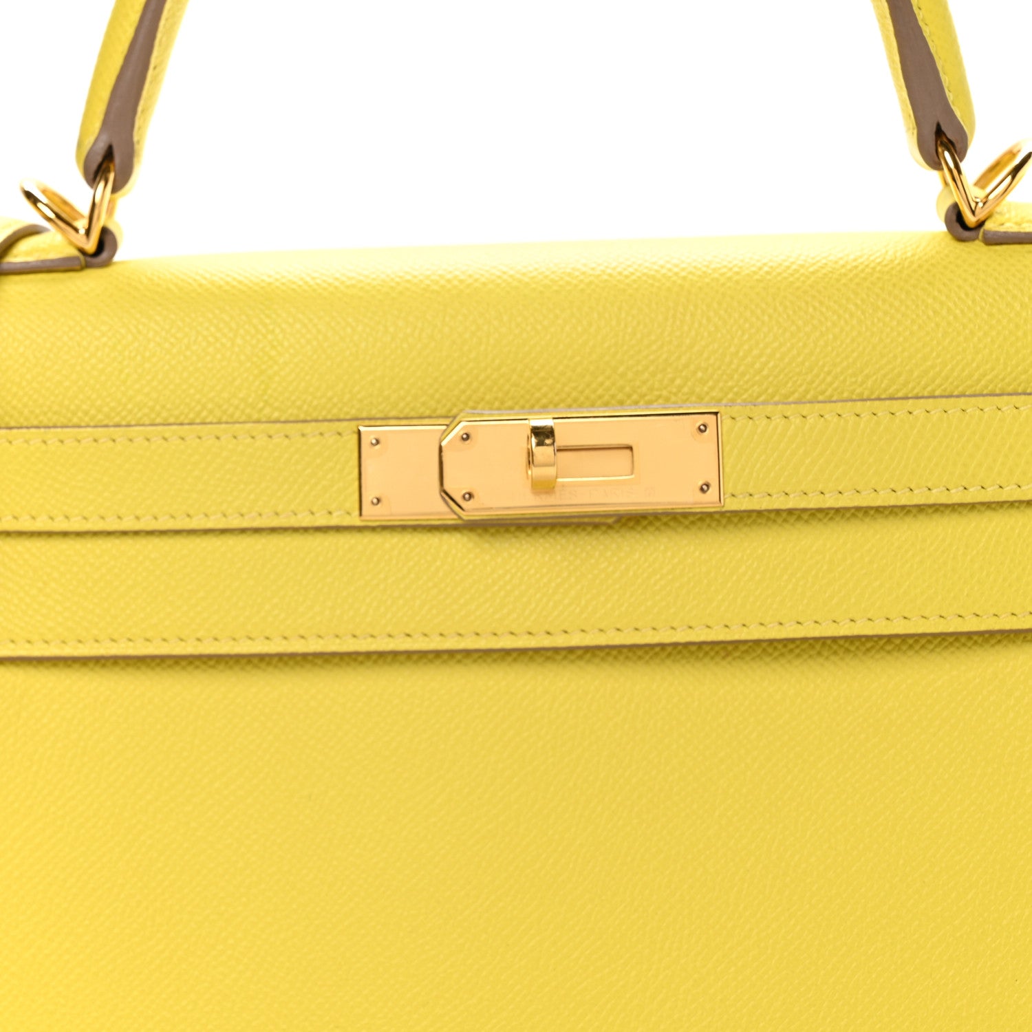 Hermes Epsom Kelly Sellier 28 Lime 8 of 11
