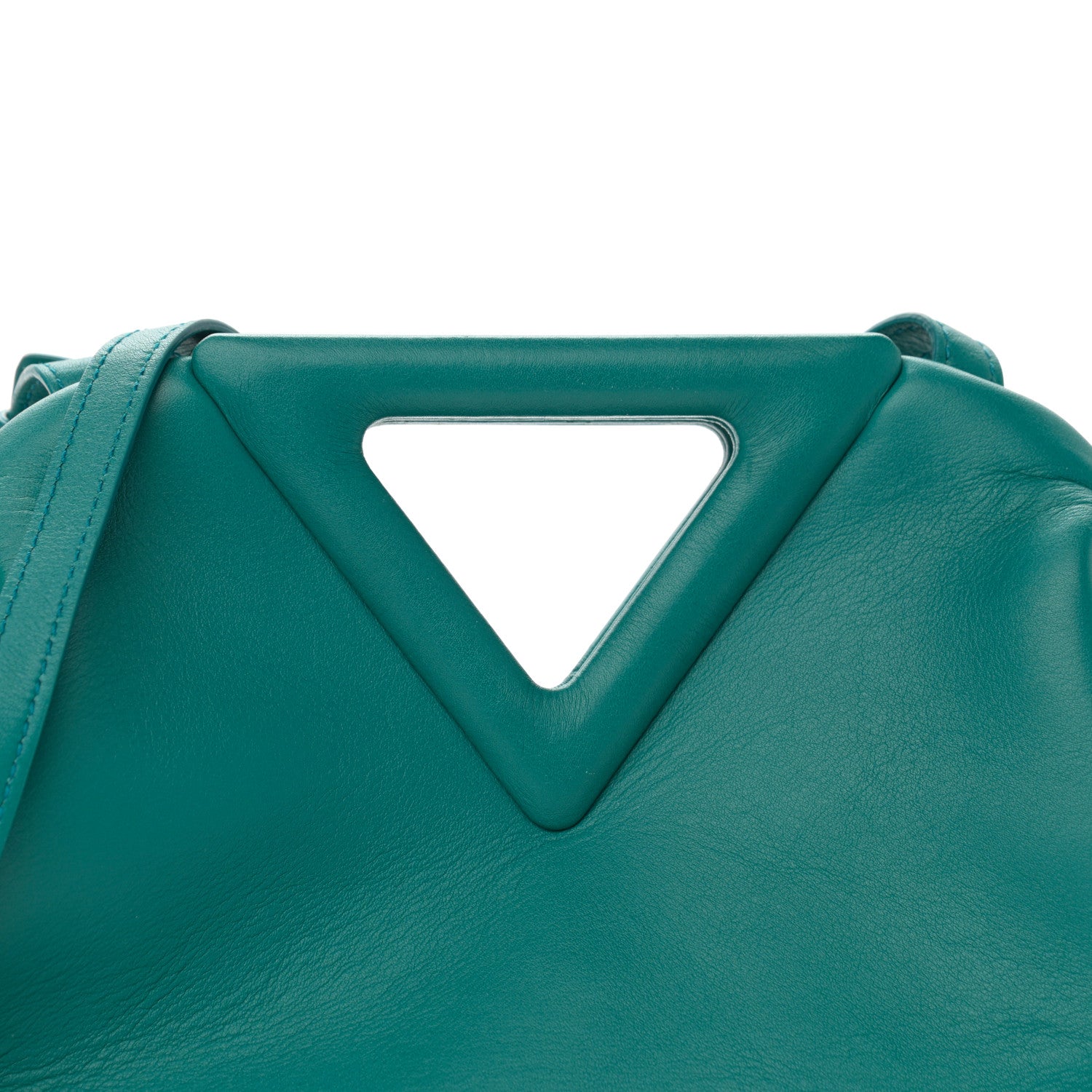 Bottega Veneta Calfskin Small The Point Triangle Bag Mallard 7 of 9