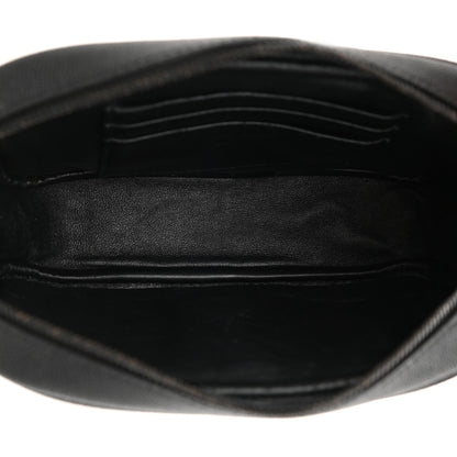 Saint Laurent Grain De Poudre Matelasse Monochrome Monogram Mini Lou Camera Bag Black 5 of 8