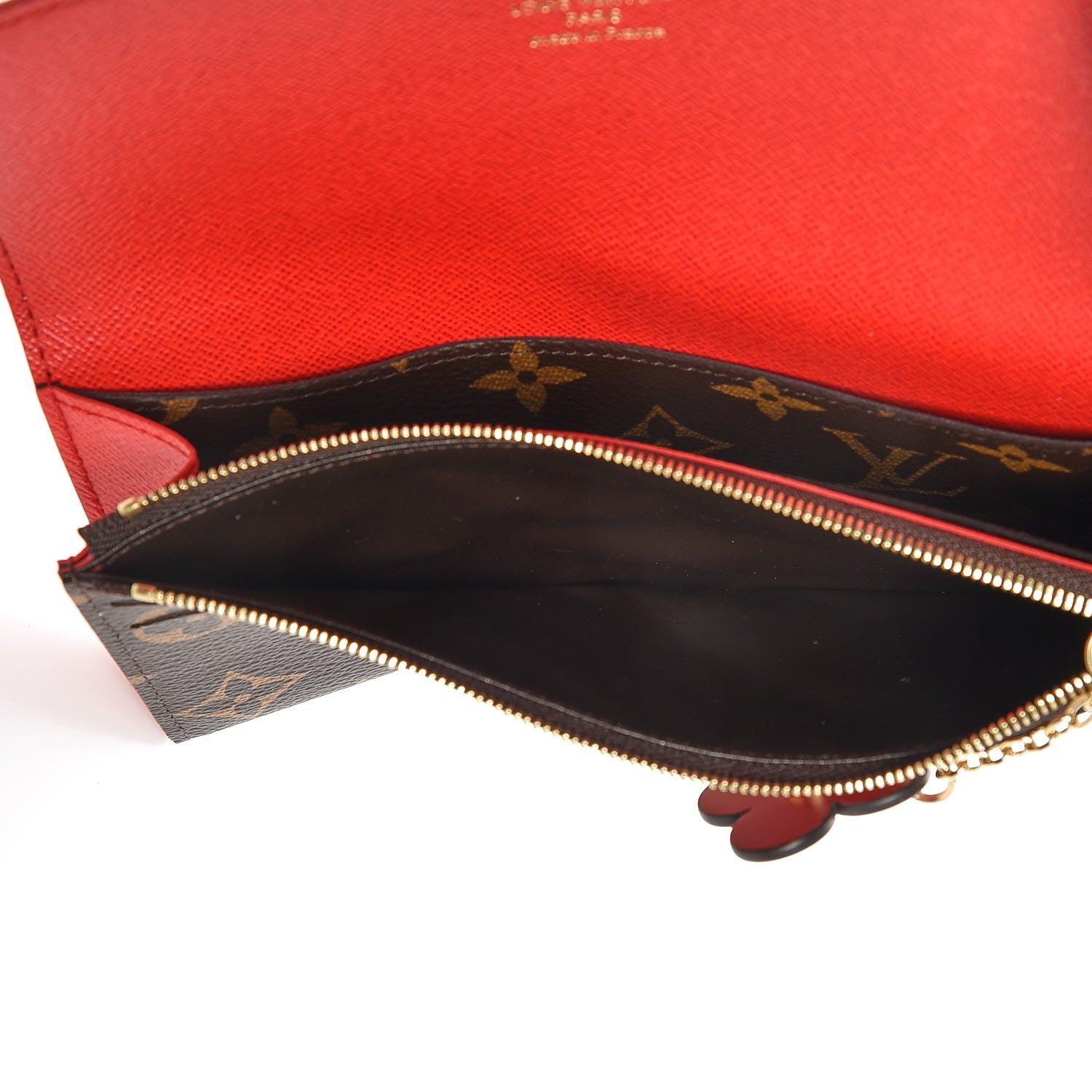 Louis Vuitton Monogram Bloom Flower Emilie Wallet Coquelicot 6 of 9