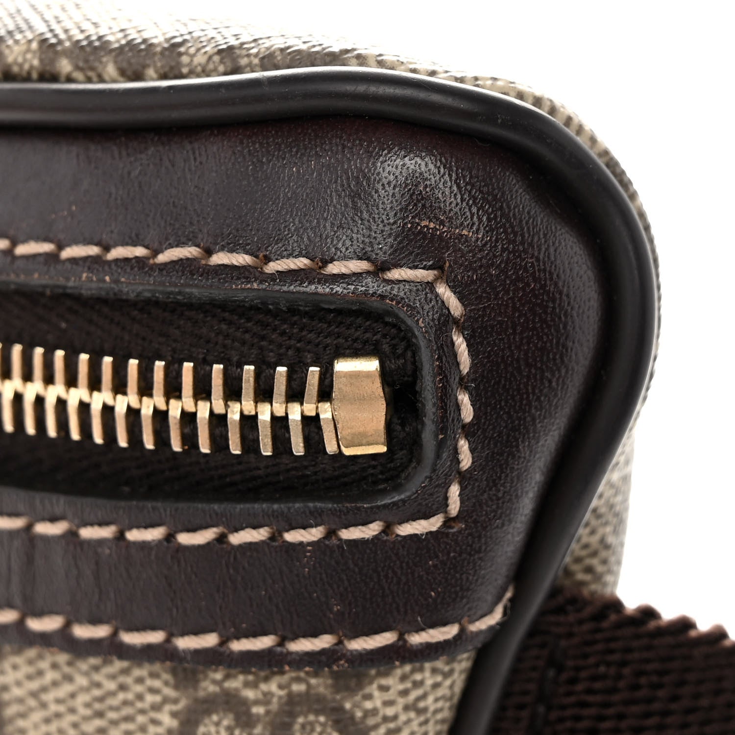 Gucci GG Supreme Monogram Belt Bag Dark Brown 13 of 13
