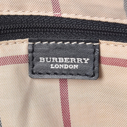 Burberry Calfskin Studded Buckle Tote Blue 6 of 14