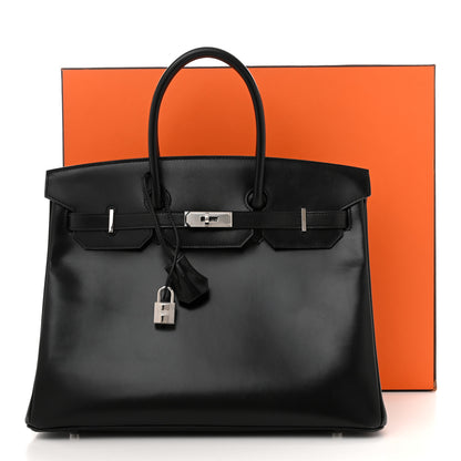 Hermes Box Guilloche Birkin 35 Black 12 of 12