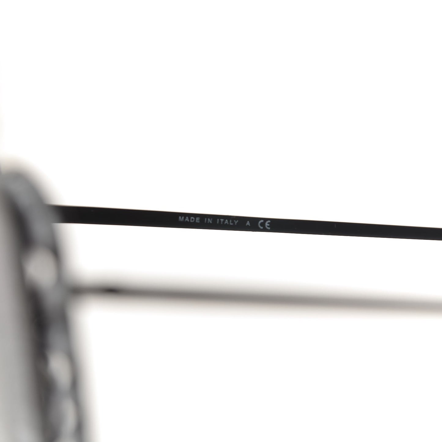 Acetate Metal Pearl Butterfly Sunglasses 4236-H Black