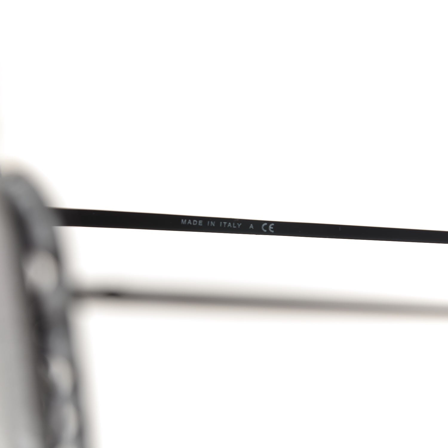 Chanel Acetate Metal Pearl Butterfly Sunglasses 4236-H Black 6 of 9