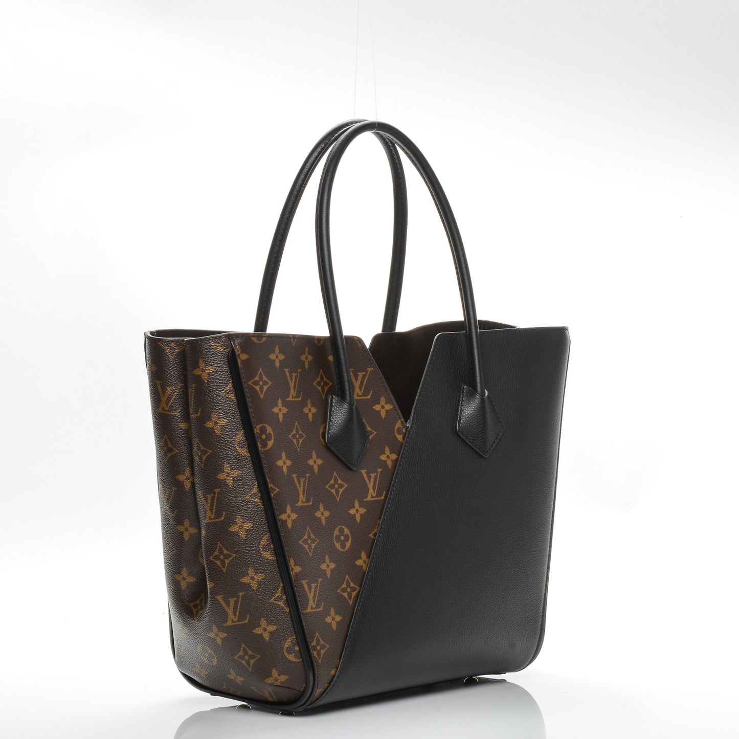Calfskin Monogram Kimono Tote Black