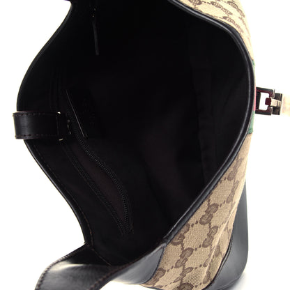 Gucci Monogram Web Small Jackie O Hobo Dark Brown 4 of 4
