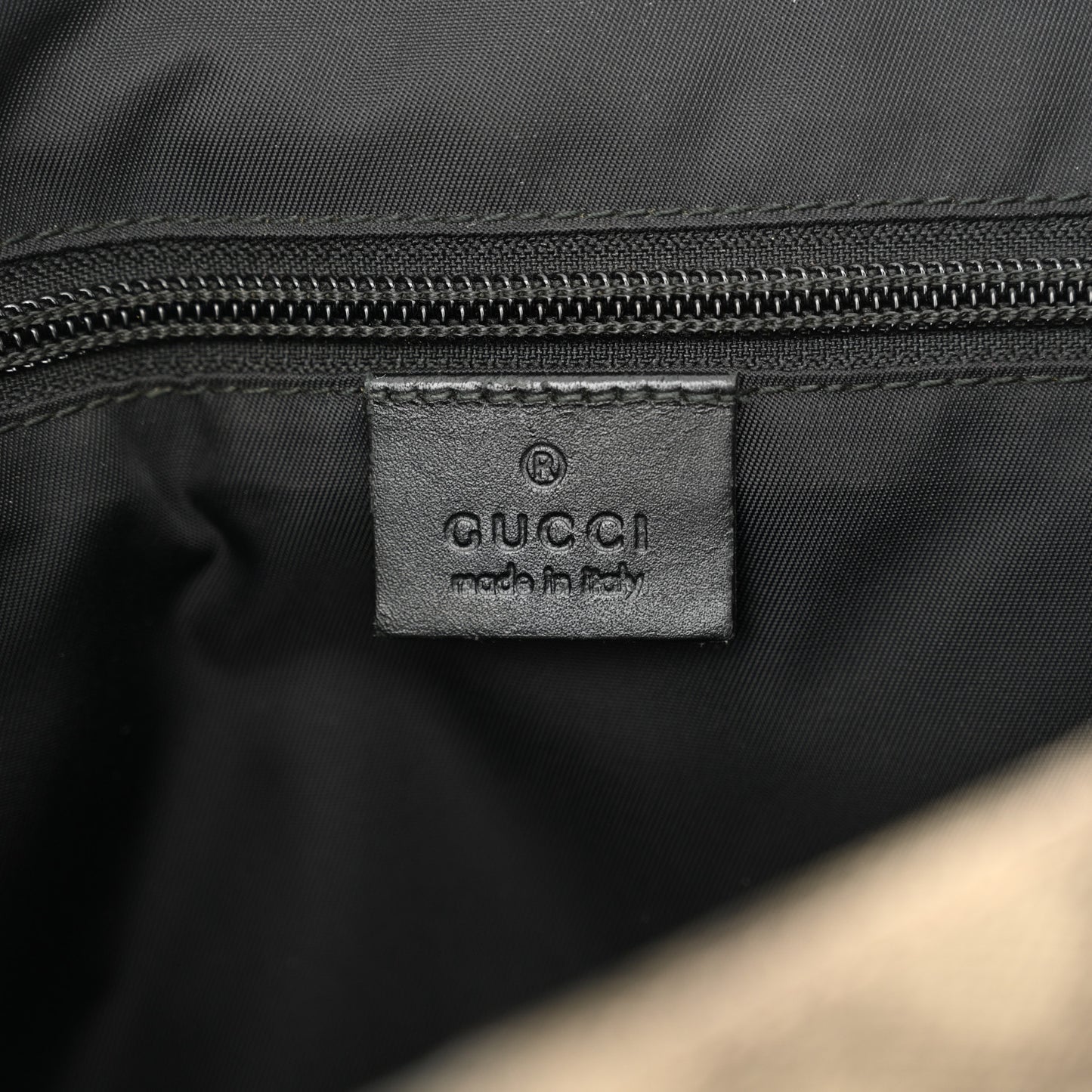GG Supreme Monogram Web Flap Messenger Bag Black