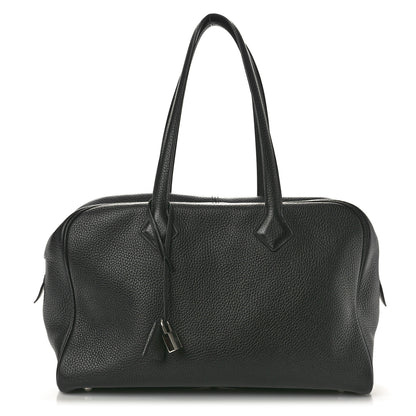 Hermes Taurillon Clemence Victoria II 35 Black 1 of 10
