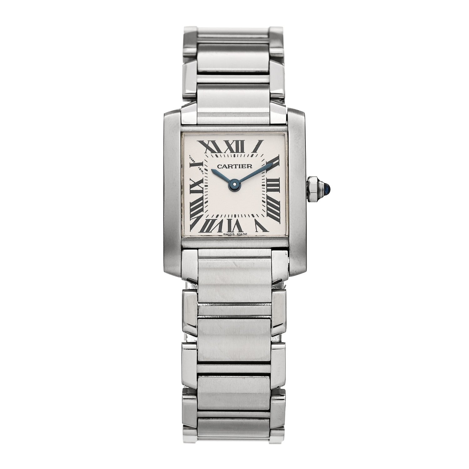 Cartier Stainless Steel 20mm Tank Francaise Quartz Watch 1 of 4