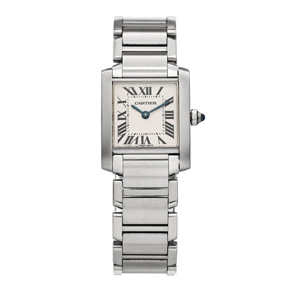 Cartier Stainless Steel 20mm Tank Francaise Quartz Watch 1 of 4