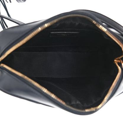 Saint Laurent Calfskin Matelasse Monogram Lou Camera Bag Navy 5 of 11