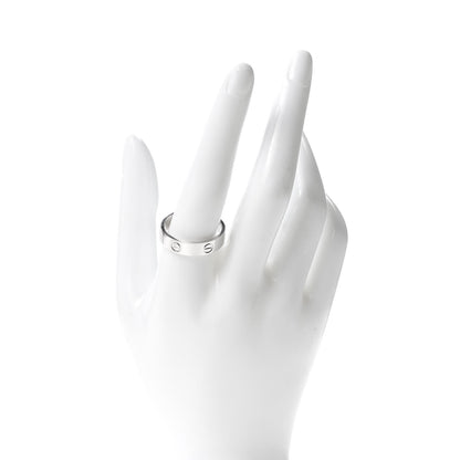 Cartier Platinum 5.5mm LOVE Ring 64 10.75 2 of 4