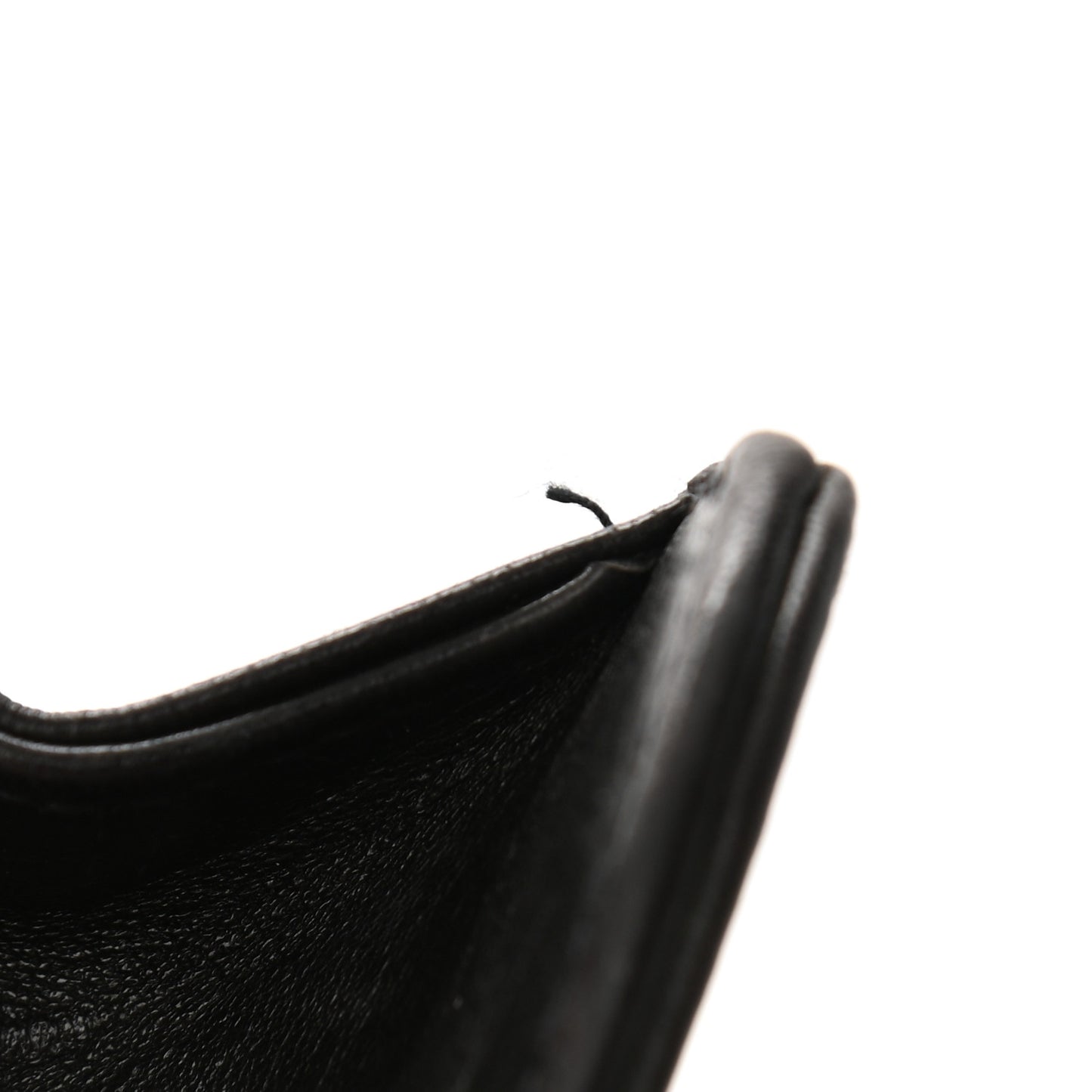 Lambskin Quilted Small Single Flap Black