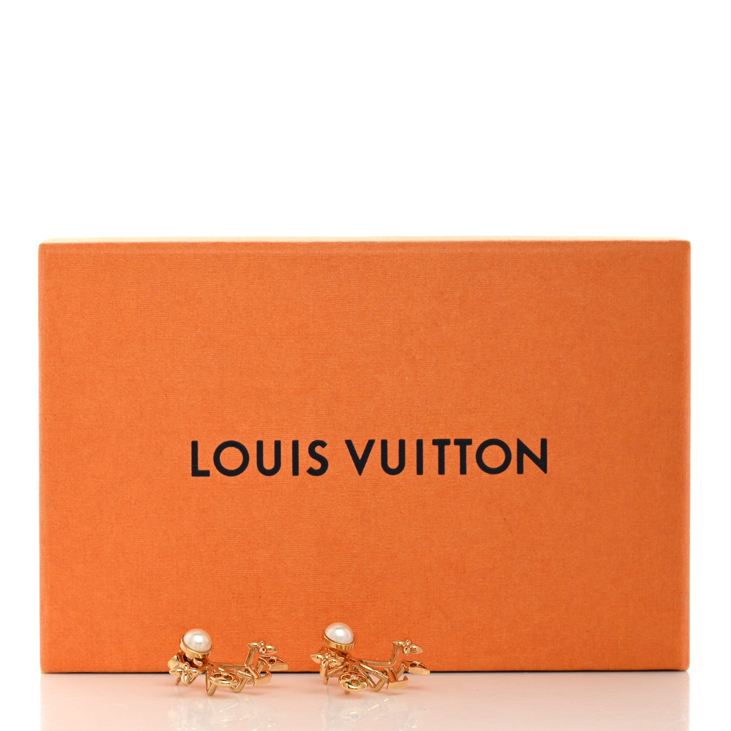 Louis Vuitton Metal Cruiser Earrings Gold 5 of 5