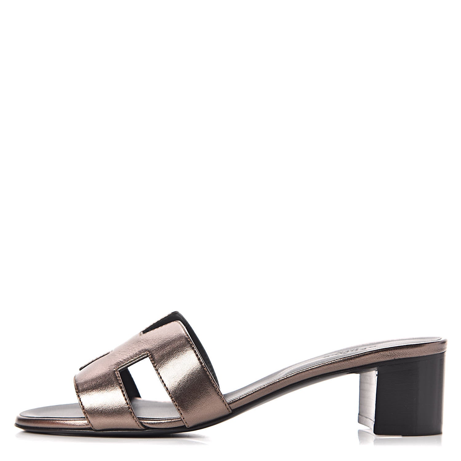 Hermes Metallic Nappa Oasis Sandals 36 Dore Vieilli 1 of 8