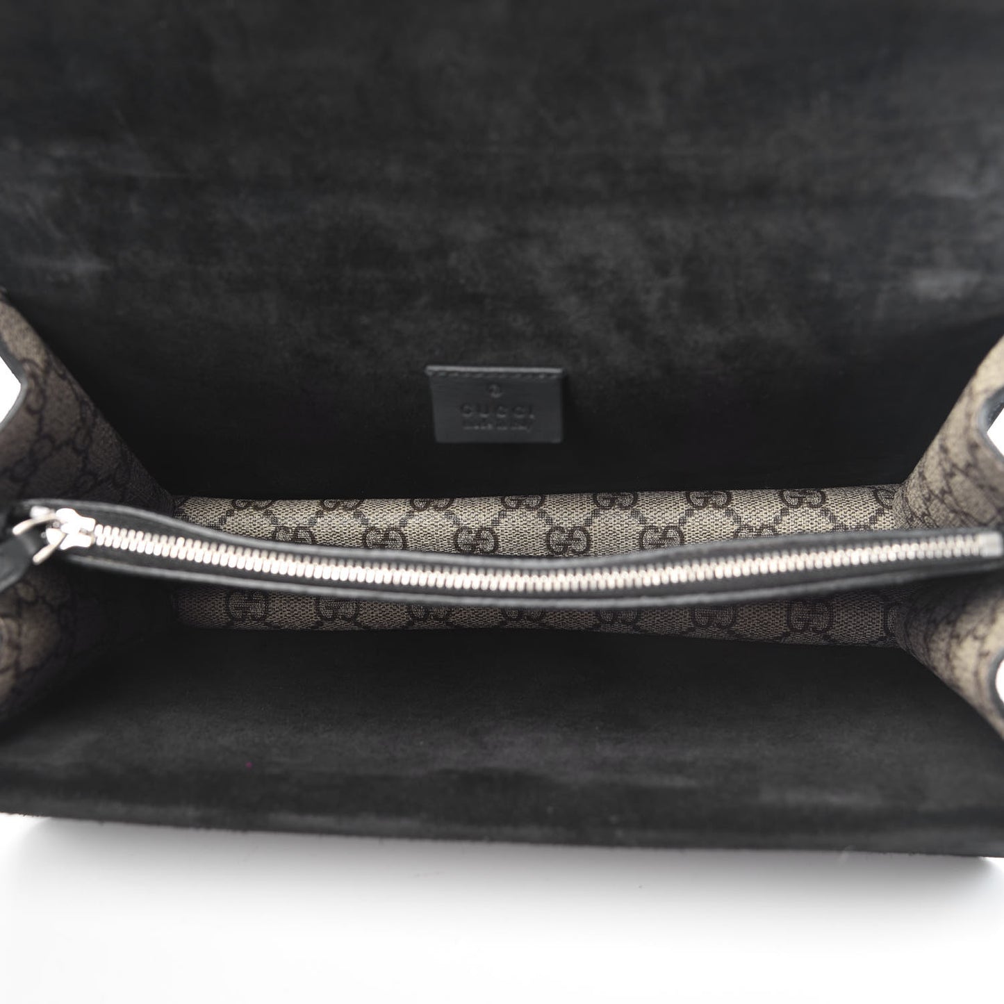 GG Supreme Monogram Small Dionysus Shoulder Bag Black