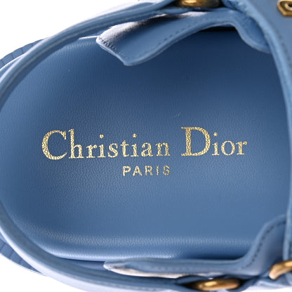 Christian Dior Lambskin Dioract 10mm Sandals 35 Cornflower 8 of 19