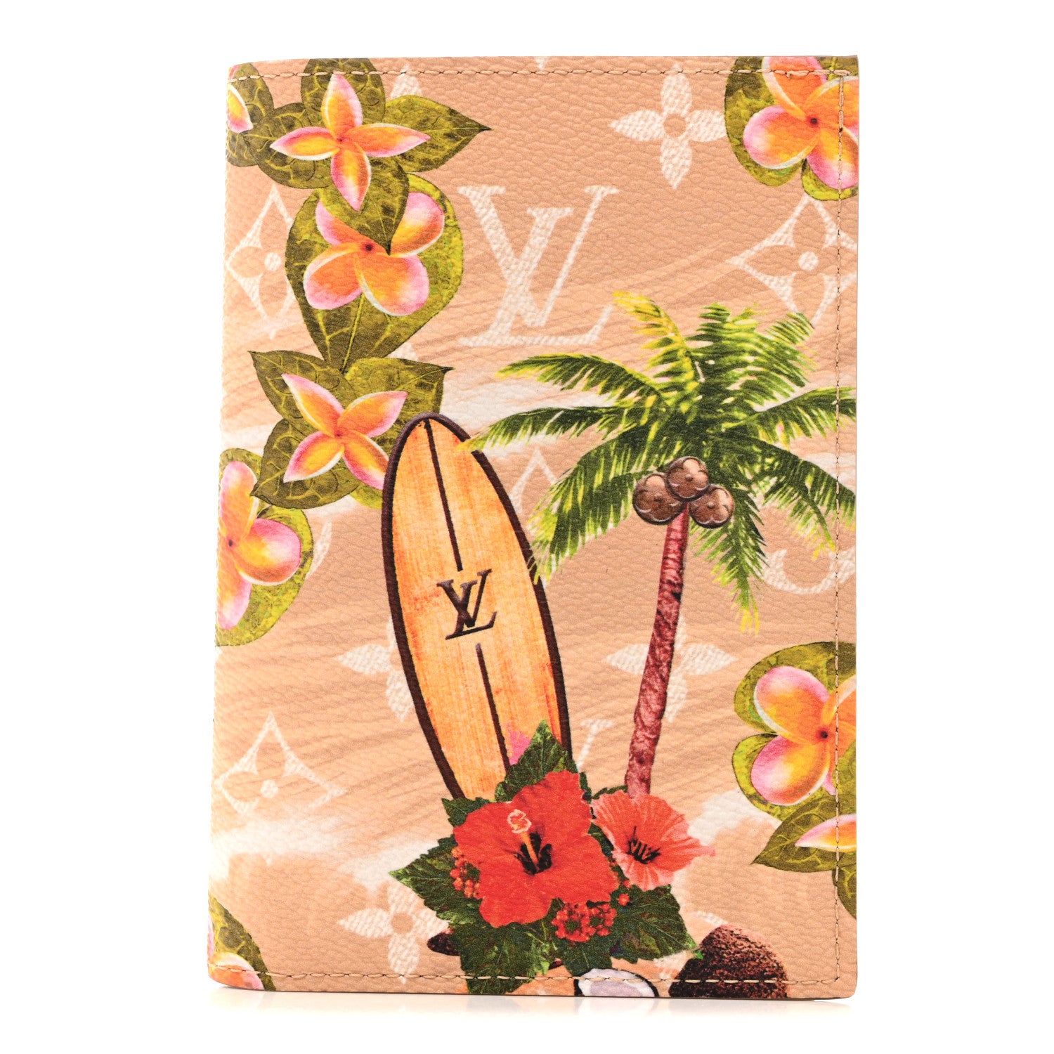 Louis Vuitton Monogram Surfin' Passport Cover Sand 1 of 8