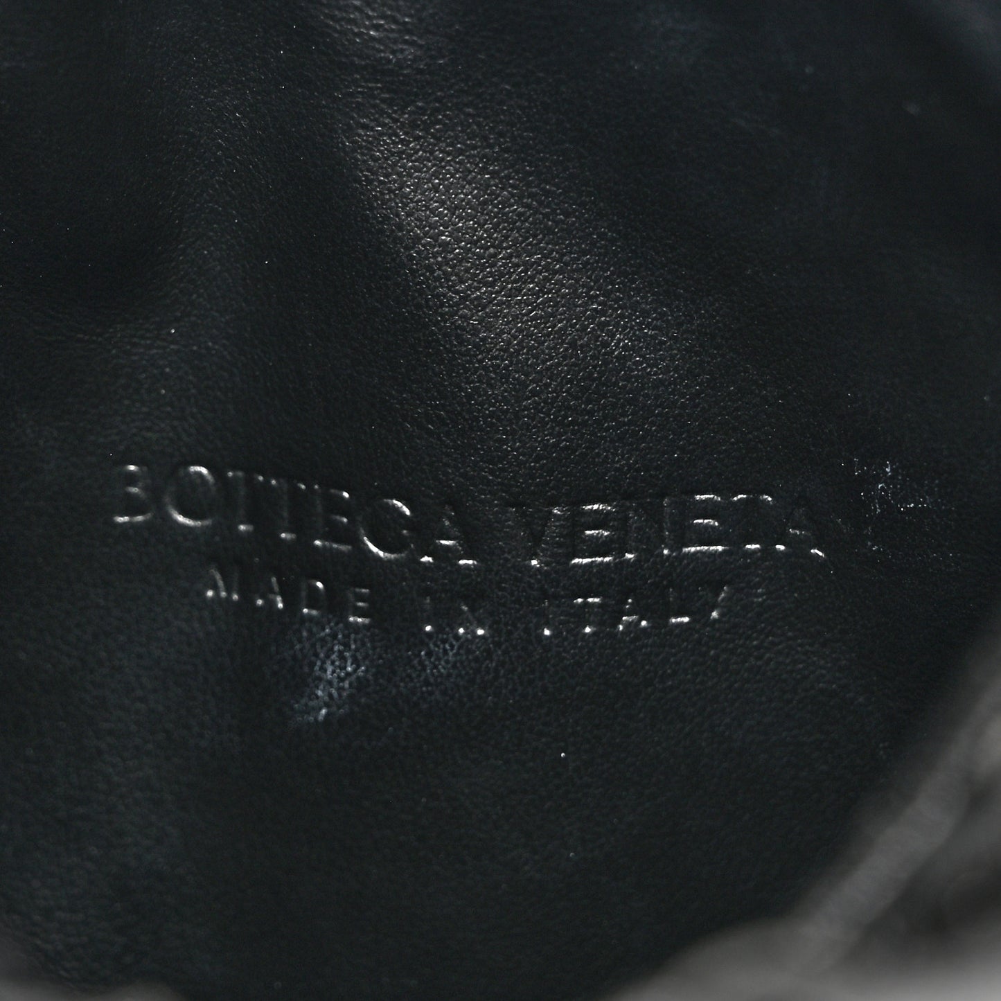 Calfskin Intrecciato Mini Hop Black